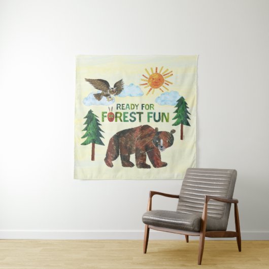 Eric Carle | Klaar voor Forest Fun Wandkleed (In situ)