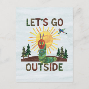 Eric Carle Laten we naar buiten gaan Briefkaart