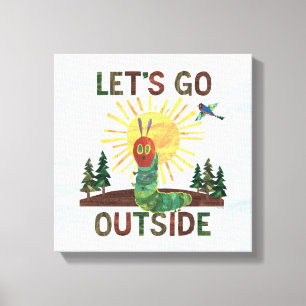 Eric Carle   Laten we naar buiten gaan Canvas Afdruk