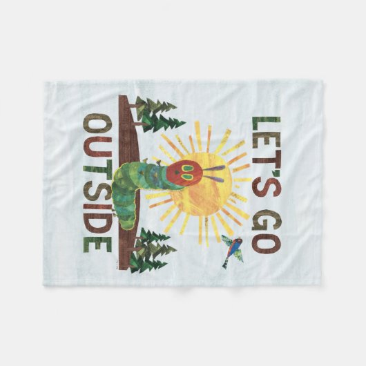 Eric Carle | Laten we naar buiten gaan Fleece Deken (Voorkant (Horizontaal))