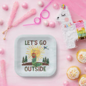 Eric Carle | Laten we naar buiten gaan Papieren Bordje (Feest)