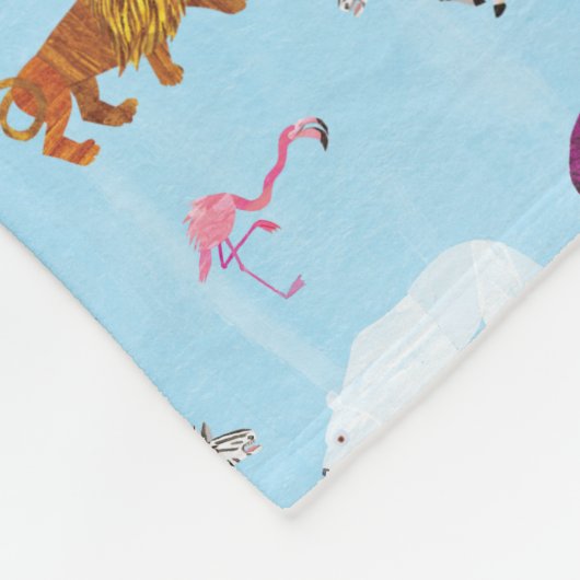 Eric Carle | Polar Beer - Wintervrienden Fleece Deken (Hoek)