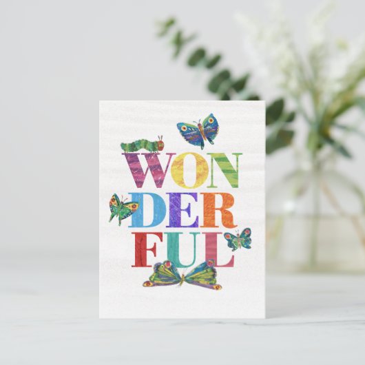 Eric Carle | Prachtig Briefkaart (Staand voorkant)