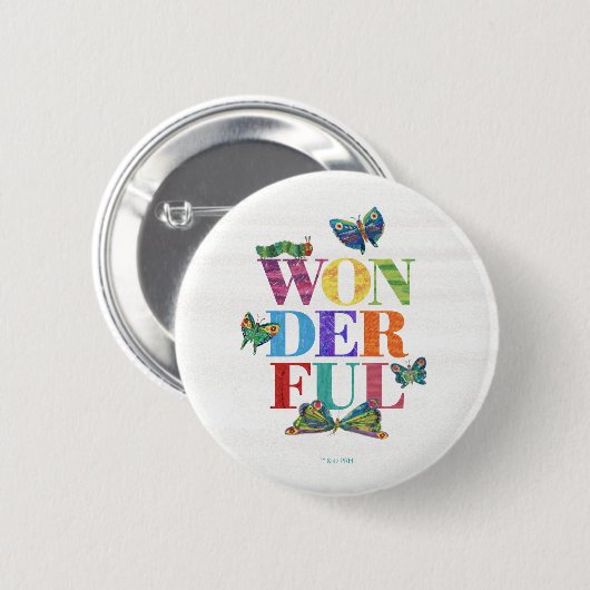 Eric Carle | Prachtig Ronde Button 5,7 Cm (Voorkant /achterkant)