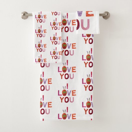 Eric Carle | Rups Ik hou van je Bad Handdoek (Insitu)