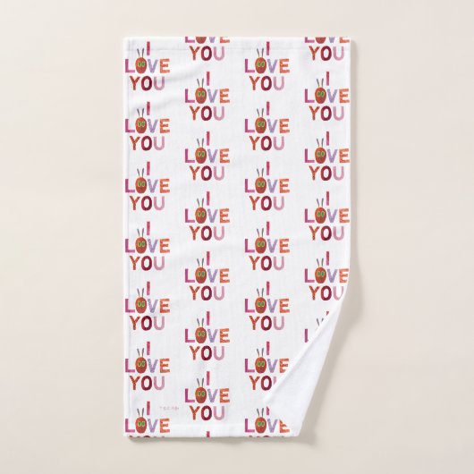 Eric Carle | Rups Ik hou van je Bad Handdoek (Handdoek)