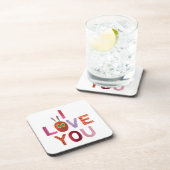 Eric Carle | Rups Ik hou van je Bier Onderzetter (Rechterzijde)