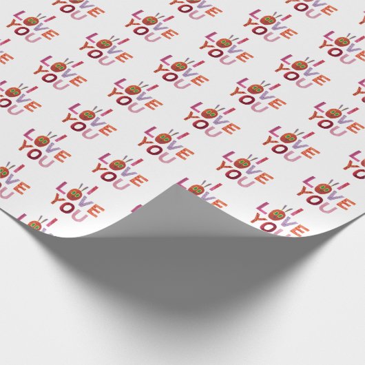 Eric Carle | Rups Ik hou van je Cadeaupapier (Hoek)