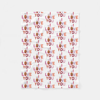 Eric Carle | Rups Ik hou van je Fleece Deken