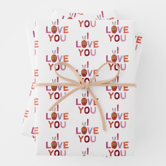 Eric Carle | Rups Ik hou van je Inpakpapier Vel (In situ)