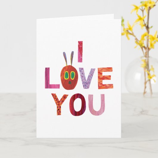 Eric Carle | Rups Ik hou van je Kaart (Gele Bloem)