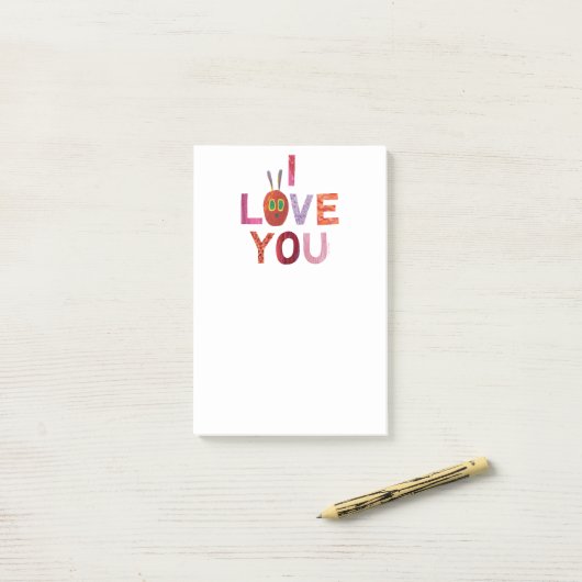 Eric Carle | Rups Ik hou van je Post-it® Notes (Op bureau)