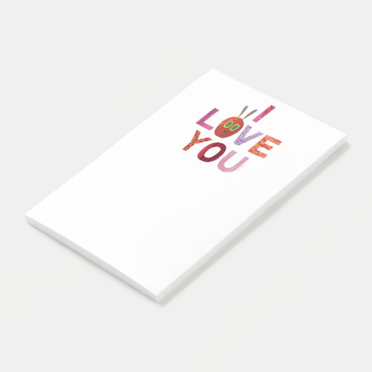 Eric Carle | Rups Ik hou van je Post-it® Notes (Schuin)