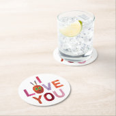 Eric Carle | Rups Ik hou van je Ronde Kartonnen Onderzetter (Insitu)