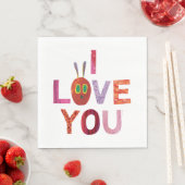 Eric Carle | Rups Ik hou van je Servet (Insitu)