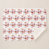 Eric Carle | Rups Ik hou van je Sherpa Deken (Voorkant (horizontaal))