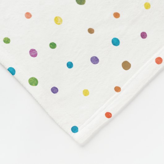 Eric Carle | Rupsen en Stippen Patroon Fleece Deken (Hoek)