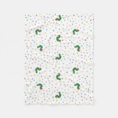 Eric Carle | Rupsen en Stippen Patroon Fleece Deken (Voorkant)
