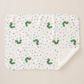 Eric Carle | Rupsen en Stippen Patroon Sherpa Deken (Voorkant (horizontaal))