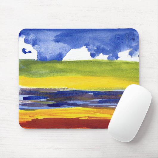 Eric Carle Style Waterverf Fine Art Mousepad Muismat (Met muis)