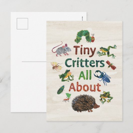 Eric Carle | Tiny Critters Alles over Briefkaart (Voorkant / Achterkant)