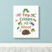 Eric Carle | Tiny Critters Alles over Canvas Afdruk (Insitu (Houten vloer))