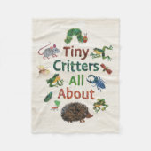 Eric Carle | Tiny Critters Alles over Fleece Deken (Voorkant)