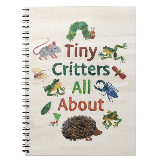 Eric Carle | Tiny Critters Alles over Notitieboek (Voorkant)