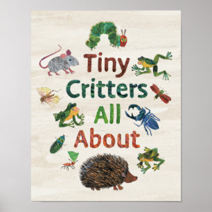 Eric Carle Tiny Critters Alles over Poster