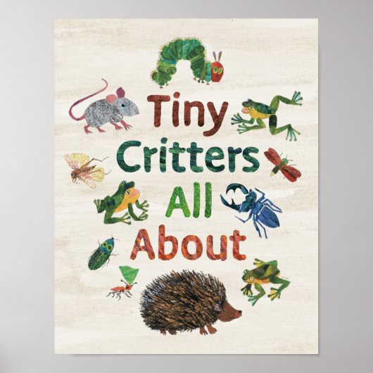 Eric Carle | Tiny Critters Alles over Poster (Voorkant)