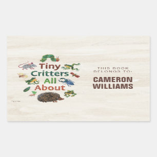 Eric Carle   Tiny Critters Alles over Rechthoekige Sticker