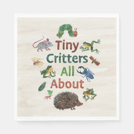 Eric Carle | Tiny Critters Alles over Servet (Voorkant)