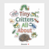Eric Carle | Tiny Critters Alles over Sticker (Vel)