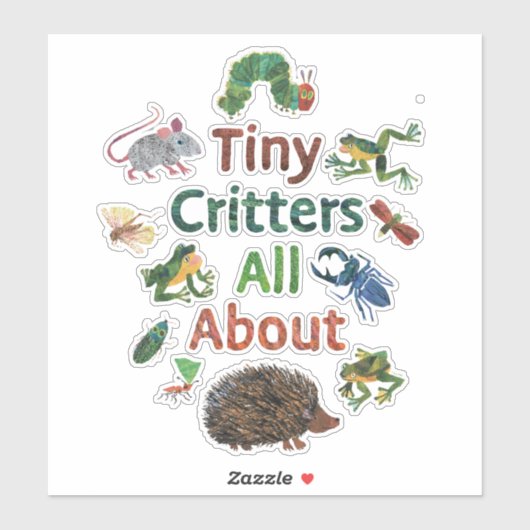 Eric Carle | Tiny Critters Alles over Sticker (Vel)