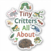 Eric Carle | Tiny Critters Alles over Sticker (Voorkant)