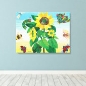 Eric Carle | Tuinschilderscène Canvas Afdruk (Insitu (Houten vloer))