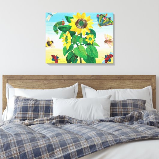 Eric Carle | Tuinschilderscène Canvas Afdruk (Insitu (Slaapkamer))