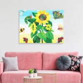 Eric Carle | Tuinschilderscène Canvas Afdruk (Insitu (Woonkamer))