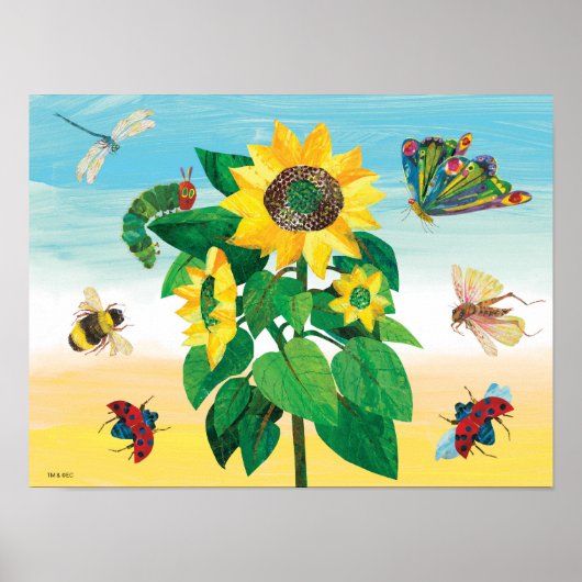 Eric Carle | Tuinschilderscène Poster (Voorkant)