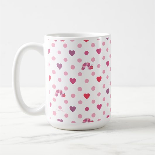 Eric Carle | Valentijn Heart Polka Dot Pattern Koffiemok (Links)