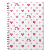 Eric Carle | Valentijn Heart Polka Dot Pattern Notitieboek (Voorkant)