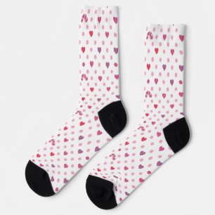 Eric Carle   Valentijn Heart Polka Dot Pattern Sokken