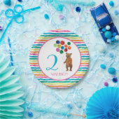 Eric Carle | Verjaardag van Beary Rainbow Papieren Bordje (Feest)