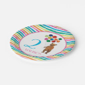 Eric Carle | Verjaardag van Beary Rainbow Papieren Bordje (Gekanteld)