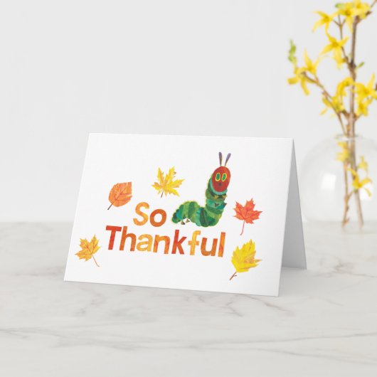 Eric Carle | Zo Dankbare Rups Kaart (Gele Bloem)