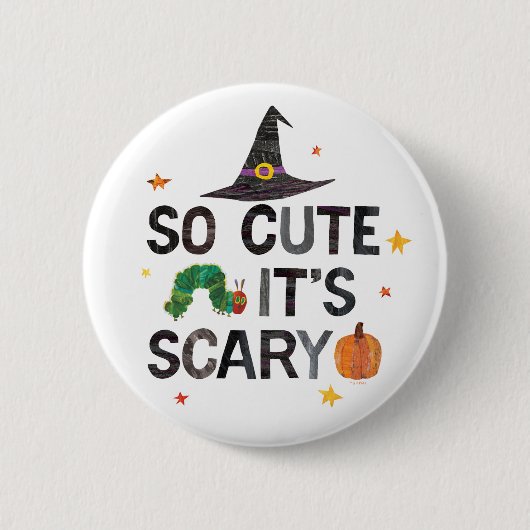 Eric Carle | Zo schattig het is eng Ronde Button 5,7 Cm (Voorkant)