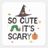 Eric Carle | Zo schattig het is eng Vierkante Sticker (Voorkant)