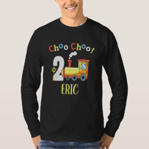 Eric Choo Choo Two Train 2de verjaardag omwentelin T-shirt