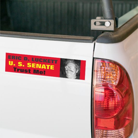 ERIC D. LUCKETT U. S. SENATE Bumpersticker EDL001 (Op Truck)