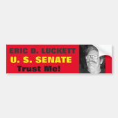 ERIC D. LUCKETT U. S. SENATE Bumpersticker EDL001 (Voorkant)